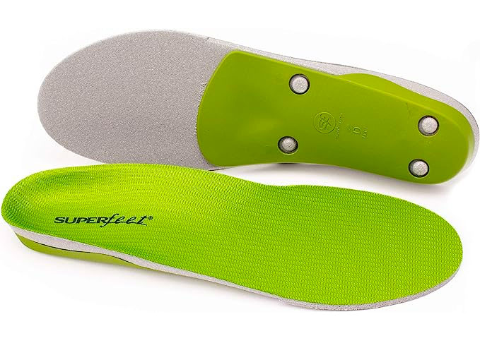 Superfeet GREEN – High Arch Orthotic Support – Cut-To-Fit Shoe Insoles