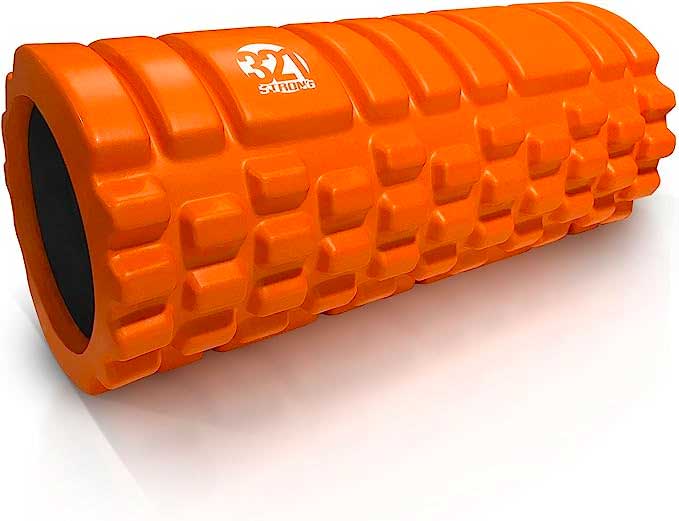 321 STRONG Foam Roller – Medium Density Deep Tissue Massager for Muscle Massage and Myofascial Trigger Point Release, with 4K eBook – Orange